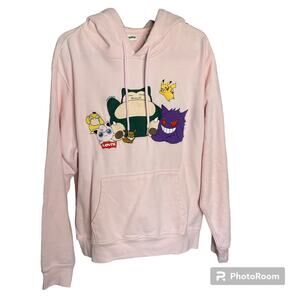 Levi's X Pokémon Pink Unisex Hoodie Size: Small New with Tags!